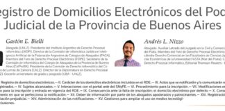 Doctrina – «Registro de Domicilios Electrónicos del Poder Judicial de la Provincia de Buenos Aires».