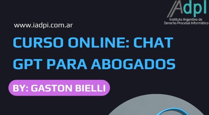 Nuevo Curso Online – ChatGPT para abogados