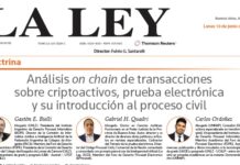 Análisis on chain de transacciones sobre criptoactivos, prueba electrónica y su introducción al proceso civil